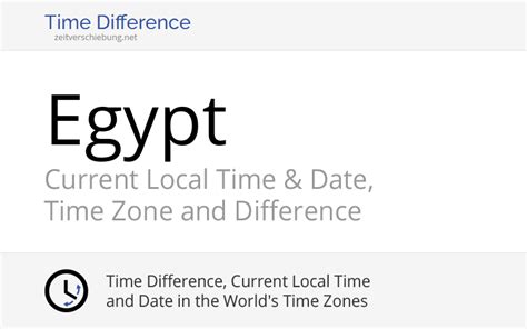 time difference between egy.